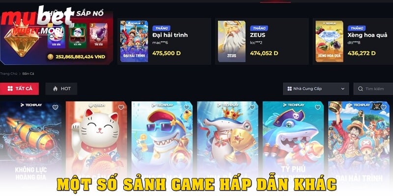 Giới thiệu Mubet với một số game khác